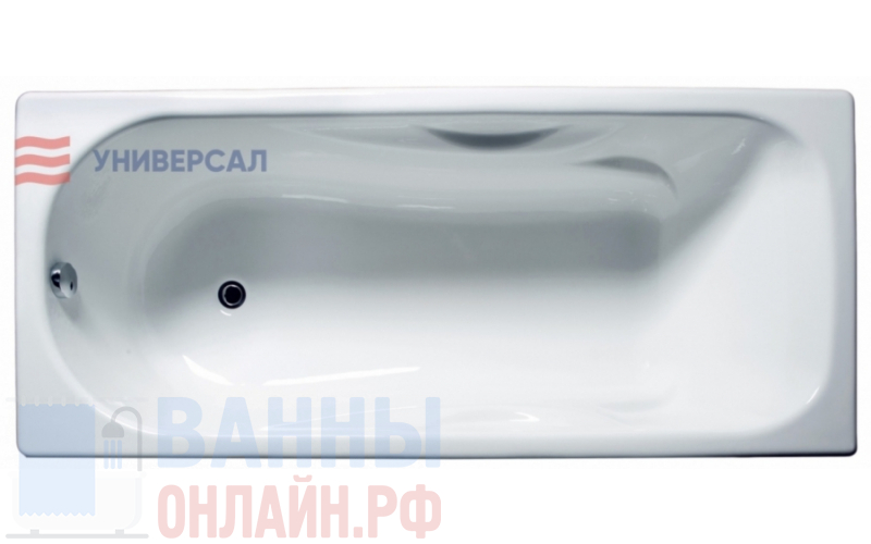 Чугунная ванна Универсал Сибирячка 180x80